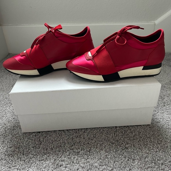 Balenciaga Red Race Runners - Picture 6 of 10